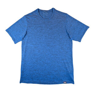 Patagonia T-Shirt Small Men's Blue Short Sleeve Quick Dry Performance Tee